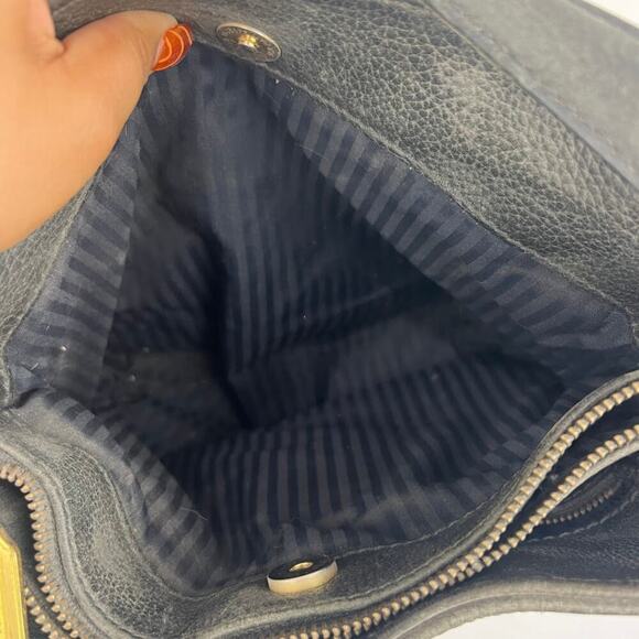 Vintage Coach Pebbled Leather 4920 hobo over the shoulder bag 3 sections - Picture 10 of 15